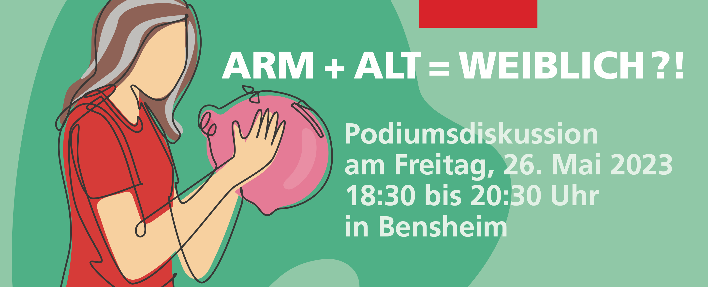 Arm & alt = weiblich?