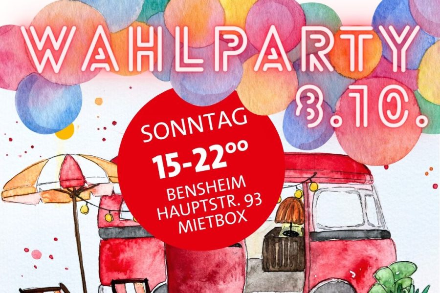 Wahlparty am 8. Oktober